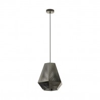 Eglo-CHIAVICA small & large pendant light - Nickel-nero